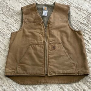 Men’s Carhartt Canvas Work Vest - Size Large